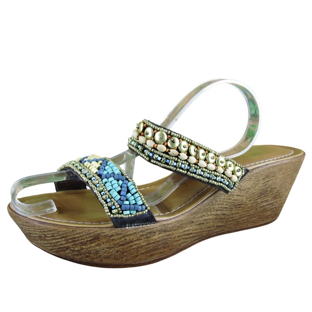 Italian Shoemakers Women  Slide Multicolor Synthetic 7.5 Medium Gently Used 2025